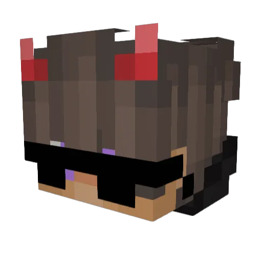 BALAGAN74 Minecraft avatar head, 3D render