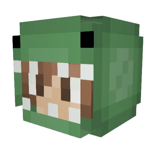 BALENCIBOI Minecraft avatar head, 3D render