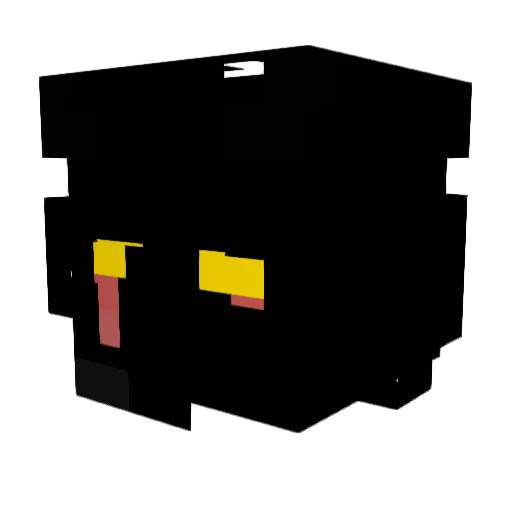 BALONEK222 Minecraft avatar head, 3D render