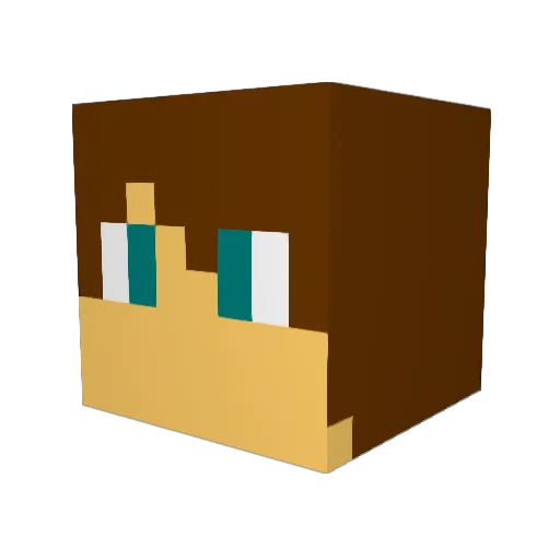 BALOfDutyRTW Minecraft avatar head, 3D render