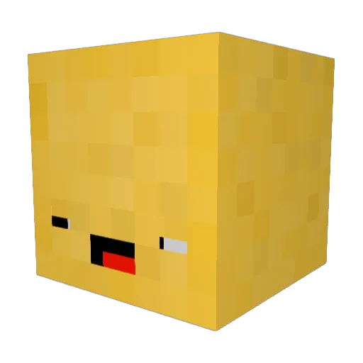 BANANA0201 Minecraft avatar head, 3D render