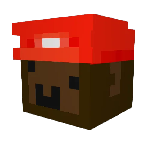 BANANA1847 Minecraft avatar head, 3D render