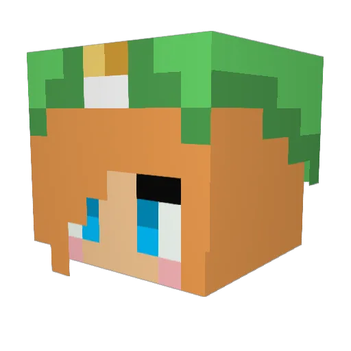 BANANERA95 Minecraft avatar head, 3D render