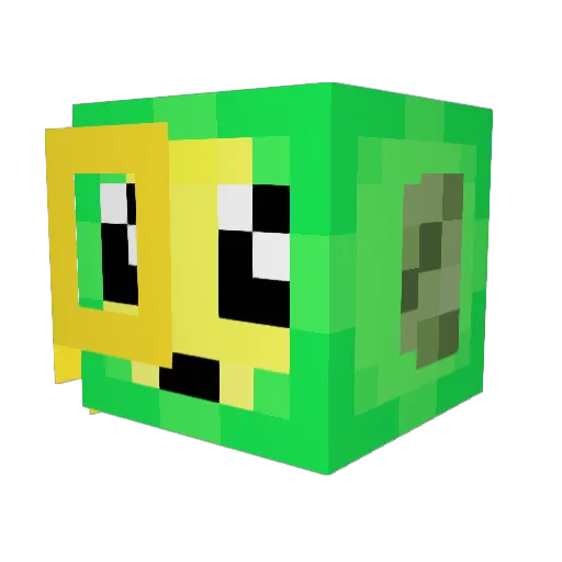 BANDITKING1710 Minecraft avatar head, 3D render