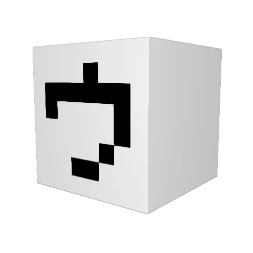 BANKEN_salmon Minecraft avatar head, 3D render