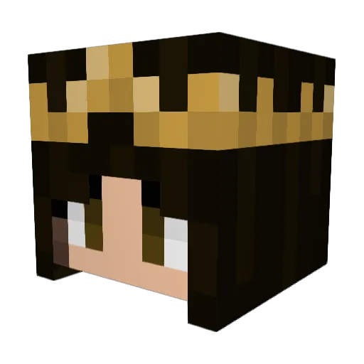 BARBARATRON Minecraft avatar head, 3D render