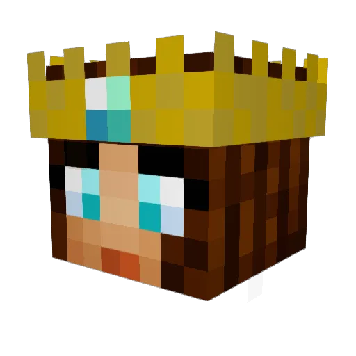 BARL_89 Minecraft avatar head, 3D render