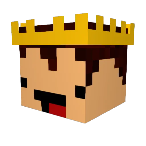 BASEBALLMASTER17 Minecraft avatar head, 3D render