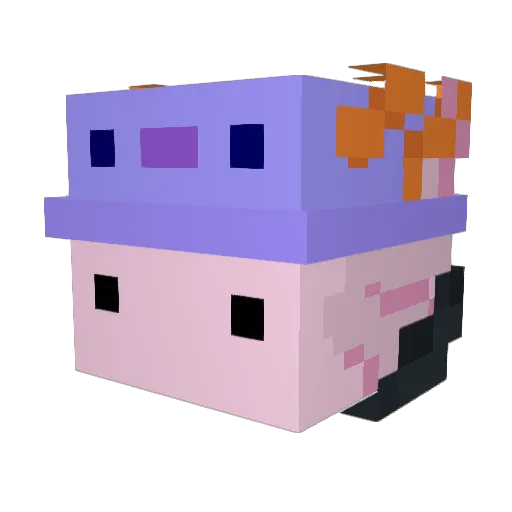 BATAKO127 Minecraft avatar head, 3D render