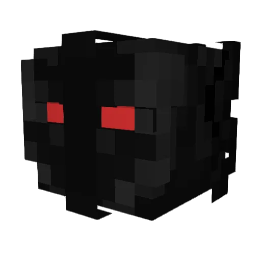 BATM4N_ Minecraft avatar head, 3D render