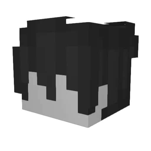BATSHI Minecraft avatar head, 3D render
