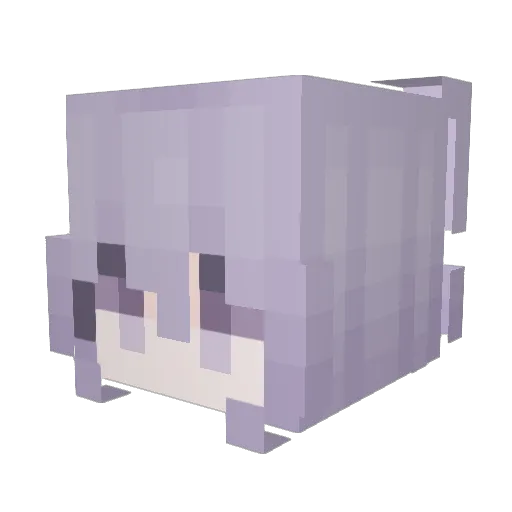 BATTTTTTTTTTTTTT Minecraft avatar head, 3D render