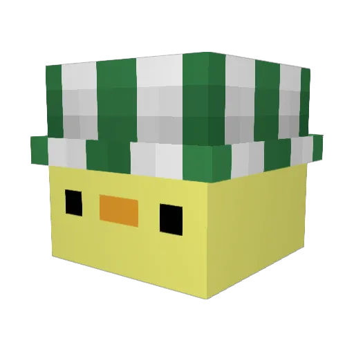 BAsher0614 Minecraft avatar head, 3D render