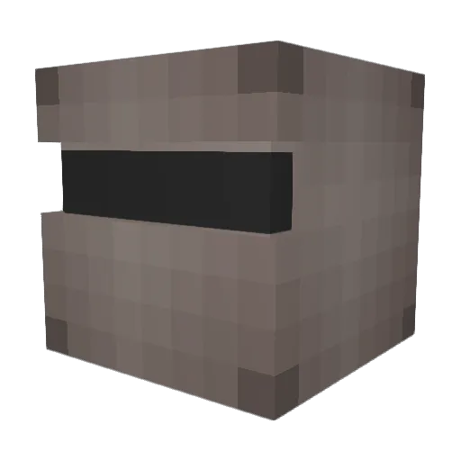 BB4YOU Minecraft avatar head, 3D render