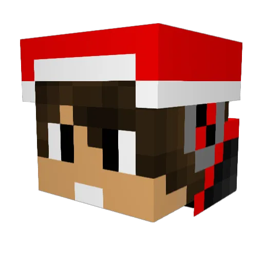 BBAleksander Minecraft avatar head, 3D render