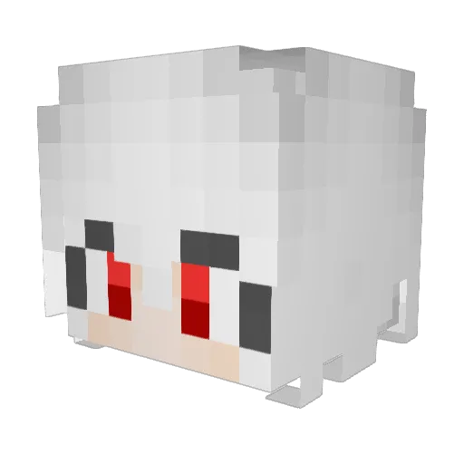 BBB_NB Minecraft avatar head, 3D render