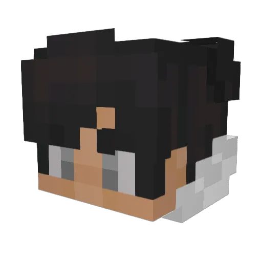 BBBoem2006 Minecraft avatar head, 3D render