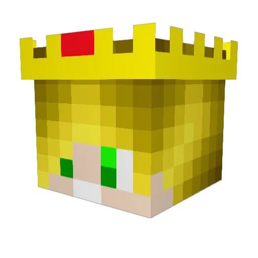 BBBonz Minecraft avatar head, 3D render