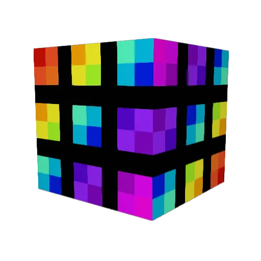 BBCKnowledge Minecraft avatar head, 3D render