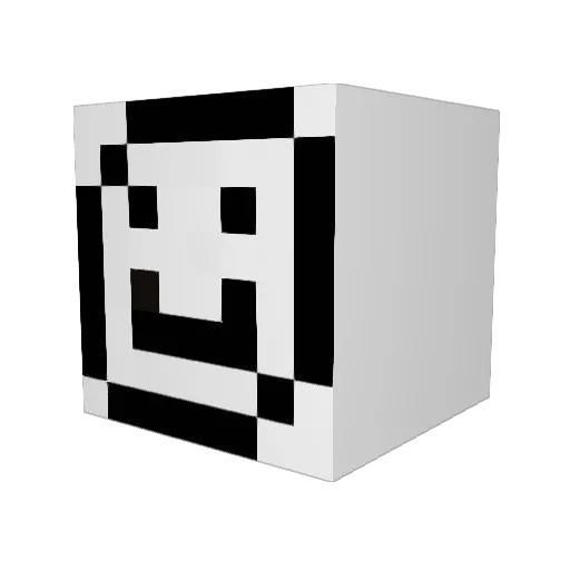 BBG_Jonas Minecraft avatar head, 3D render