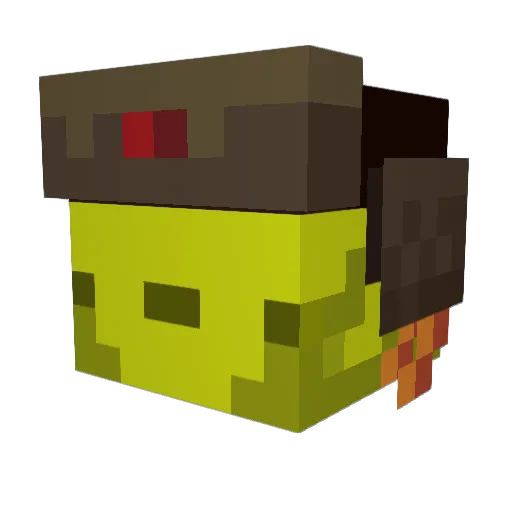 BBGamer45 Minecraft avatar head, 3D render