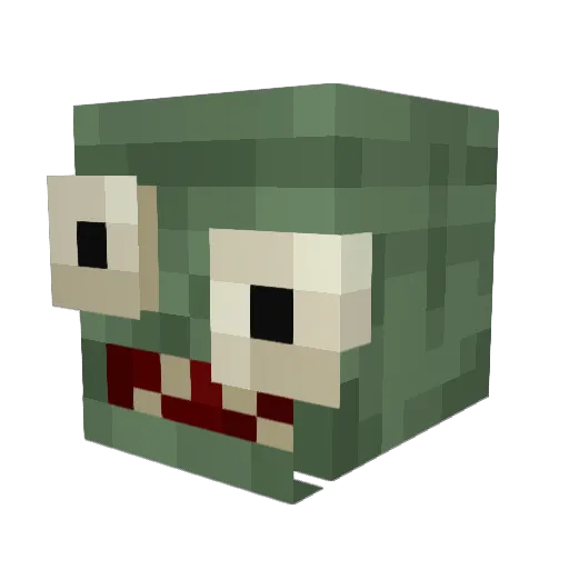BBLbenny Minecraft avatar head, 3D render