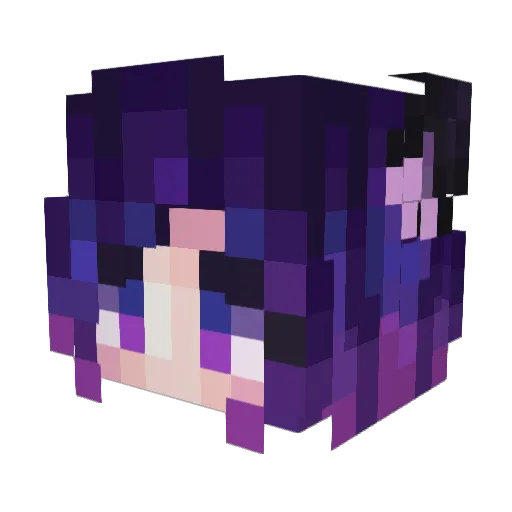 BBOO4 Minecraft avatar head, 3D render