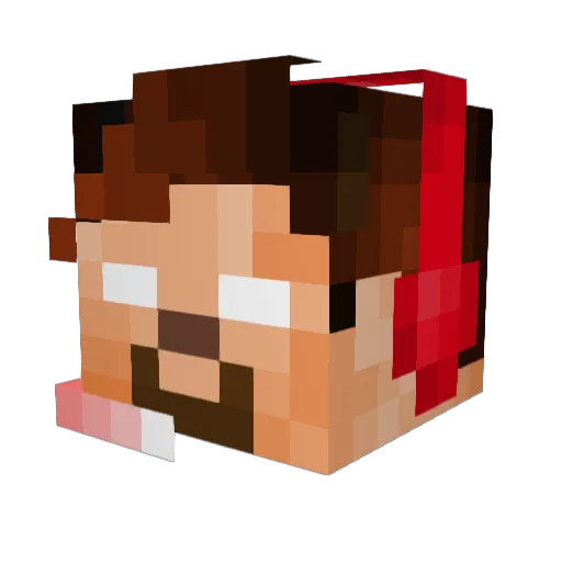 BBOy_613 Minecraft avatar head, 3D render