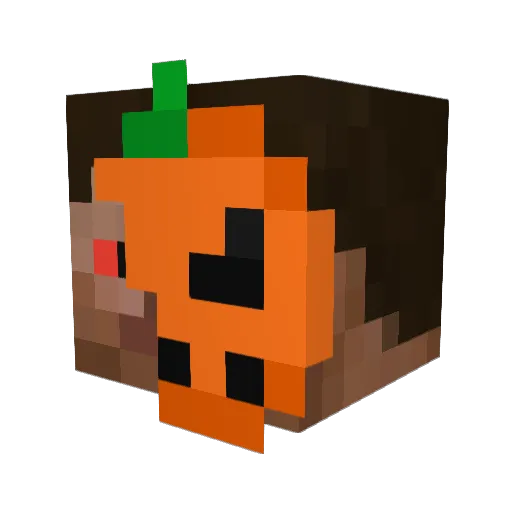 BBQCHICKENPIZZA2 Minecraft avatar head, 3D render