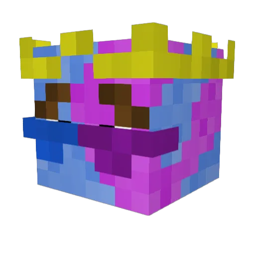 BBQ_LORD Minecraft avatar head, 3D render