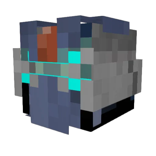 BB_next_door Minecraft avatar head, 3D render