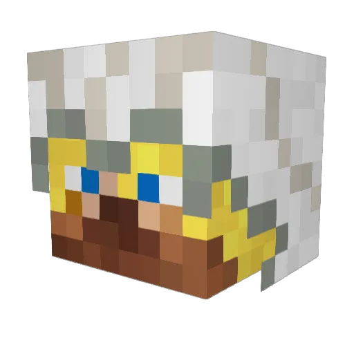 BBallBros Minecraft avatar head, 3D render