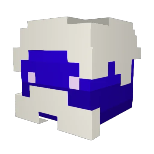 BBdCo Minecraft avatar head, 3D render