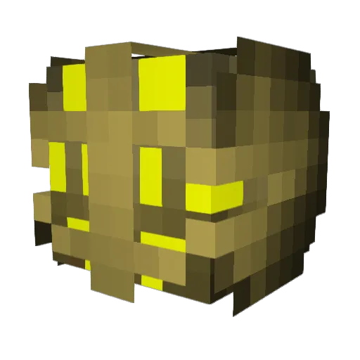 BBlaze Minecraft avatar head, 3D render