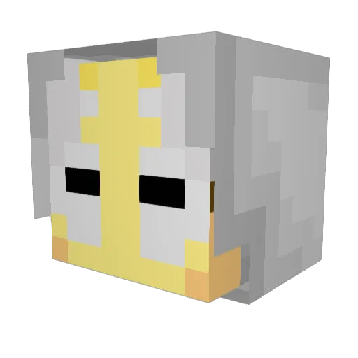 BBomb68 Minecraft avatar head, 3D render