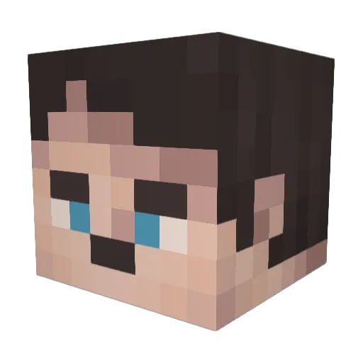 BBoyDavid Minecraft avatar head, 3D render