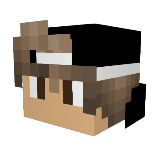 BBros_O Minecraft avatar head, 3D render