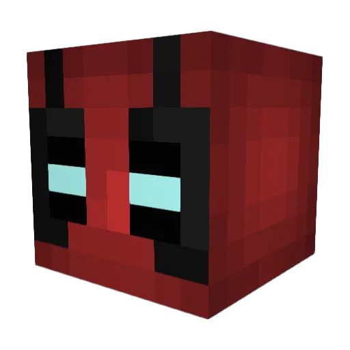 BBsheep Minecraft avatar head, 3D render
