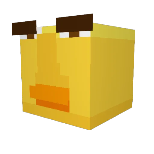 BBuell1 Minecraft avatar head, 3D render