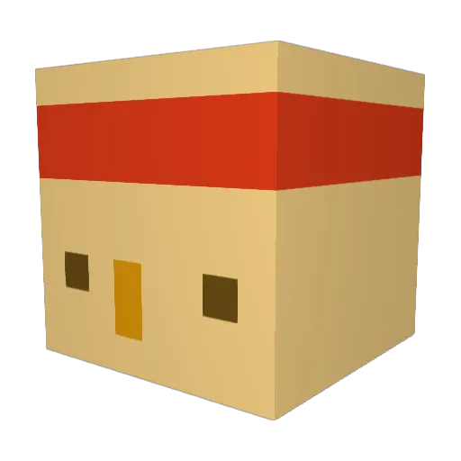 BBung__E Minecraft avatar head, 3D render