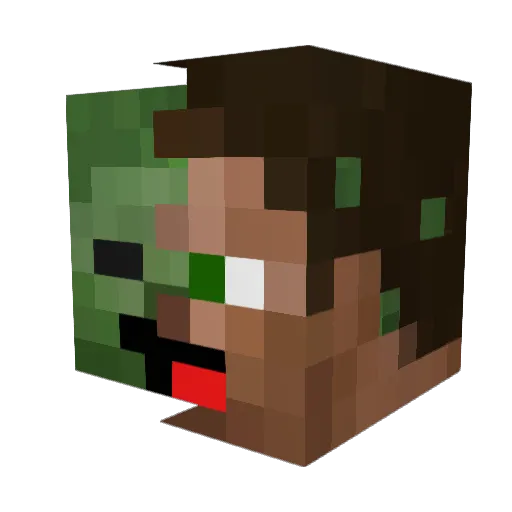 BC10playZ10 Minecraft avatar head, 3D render