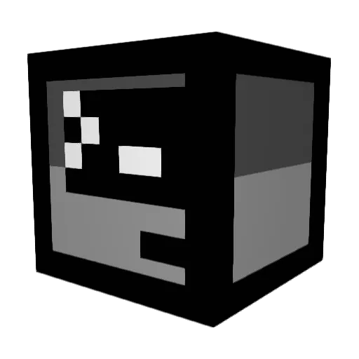 BC5901 Minecraft avatar head, 3D render