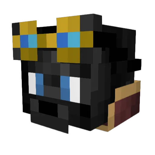 BCCS_Team Minecraft avatar head, 3D render