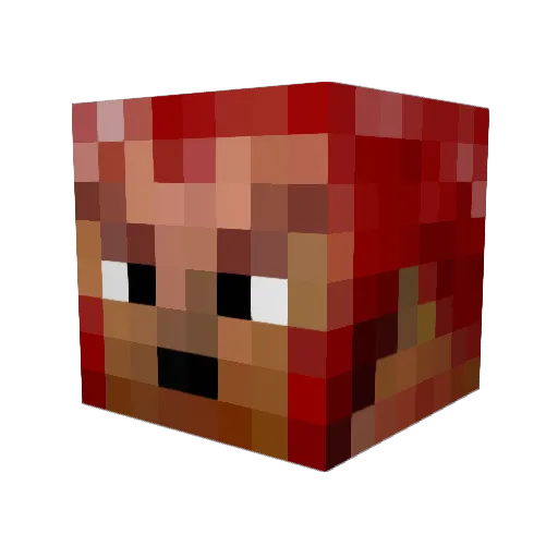 BCRcrim Minecraft avatar head, 3D render