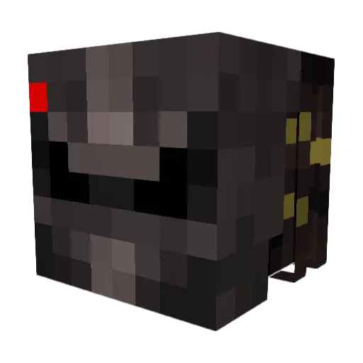 BC_Predator Minecraft avatar head, 3D render