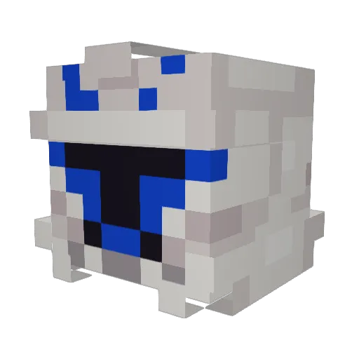 BCisko Minecraft avatar head, 3D render