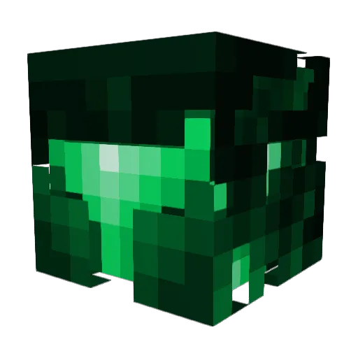 BCroissant2000 Minecraft avatar head, 3D render