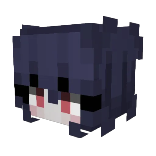 BDASaltt Minecraft avatar head, 3D render