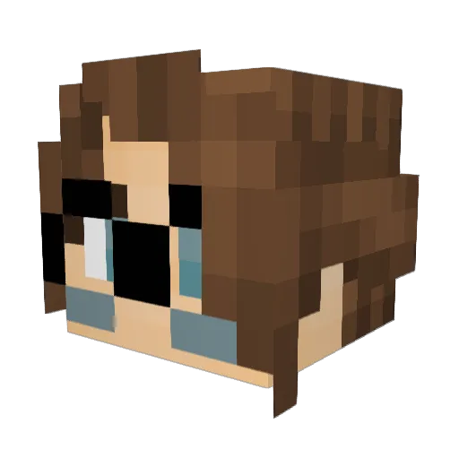 BDE_Morlac Minecraft avatar head, 3D render