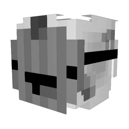 BD_YT Minecraft avatar head, 3D render